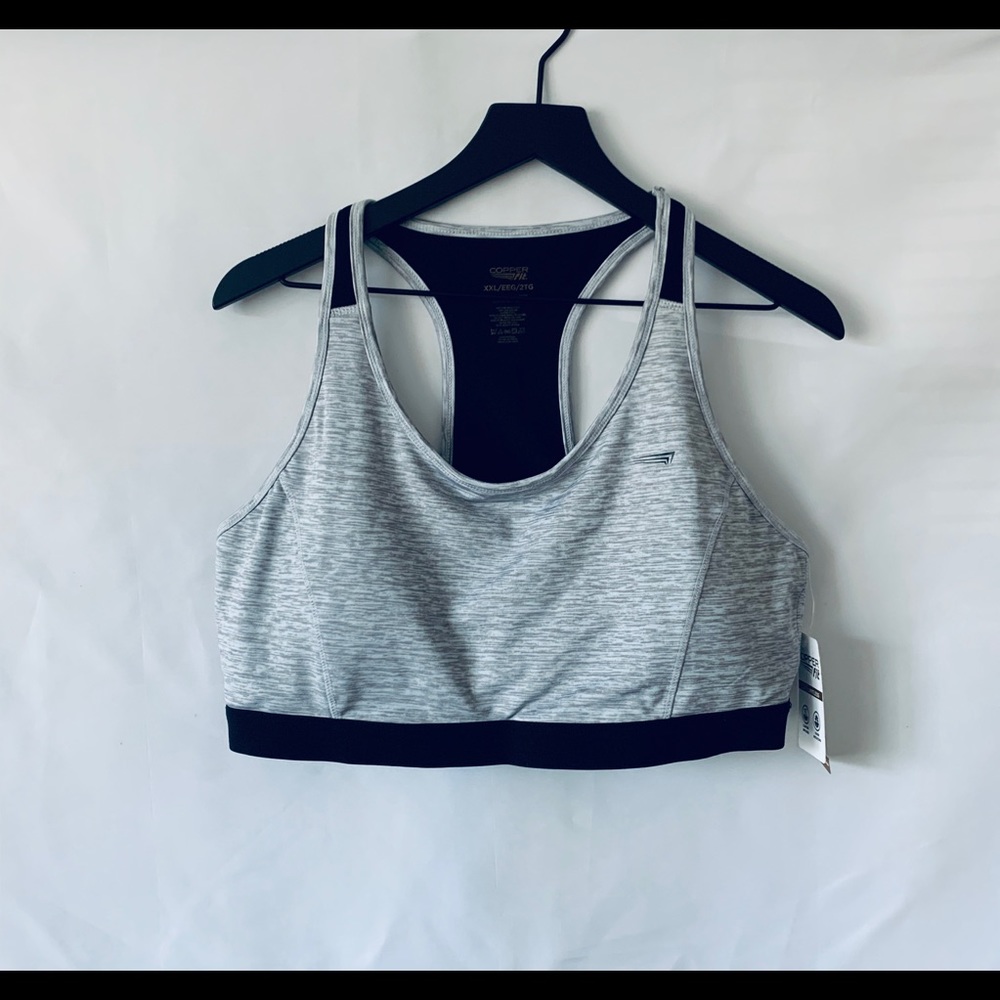 Copper fit Compression sports bra XXL